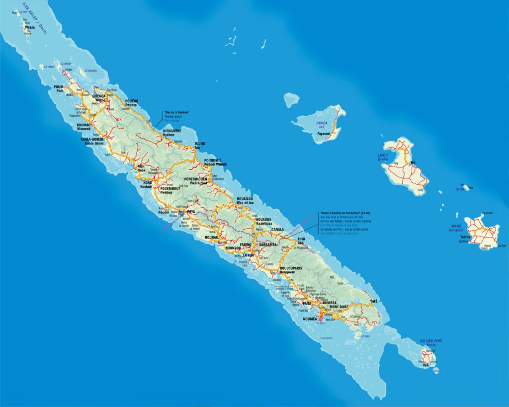 New Caledonia Map